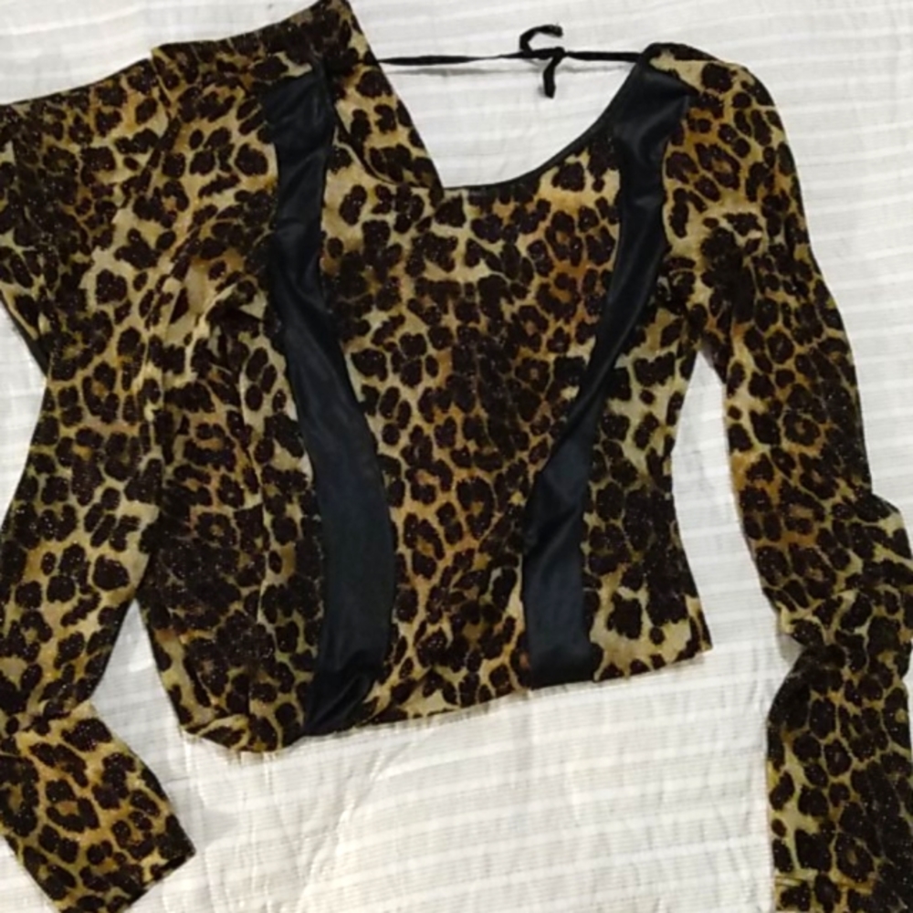 Cheetah midi dress